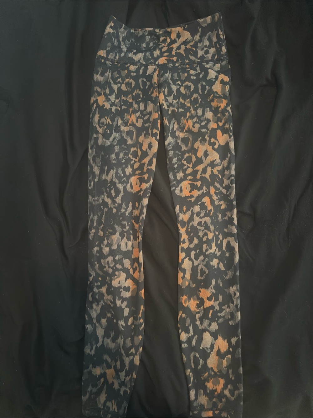 Fabletics Animal Print High-Waist Leggings in Black & Brown